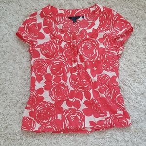 Boden Floral Blouse Size 6 US, 10 UK